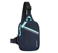 Travelon Unisex-Adult Anti-Theft Greenlander Compact Sling Bag, Galaxy Blue, 5" W x 7.25" H x 1.75" D