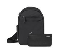 Travelon Unisex-Adult Anti-Theft Metro Sling Backpack, Black, 8 x 13 x 4