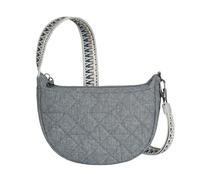 Travelon Unisex's Anti-Theft Boho Crescent Crossbody, Gray Heather, 10x8x3.5 pulgadas
