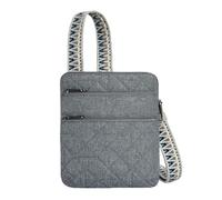 Travelon Unisex's Anti-Theft Boho Slim Crossbody, Gray Heather, One Size