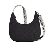 Travelon Unisex's Anti-Theft Boho Slouchy Crossbody, Black, One Size