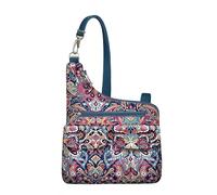 Travelon Unisex's Anti-Theft Classic Cross-Body Bag, Summer Paisley, One Size