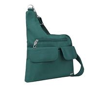 Travelon Unisex's Anti-Theft Classic Crossbody Bag Cross-Body, Spruce, One Size