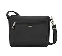 Travelon Unisex's Anti-Theft Classic Small E/W Crossbody Bag Travel Totes, Black, 10.5 x 8.5 x 2.5