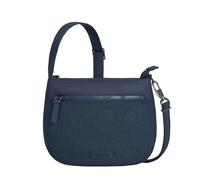 Travelon Unisex's Anti-Theft Metro Saddle Crossbody, Navy Heather, One Size