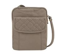 Travelon Women's Anti-theft Signature Quilted Slim Pouch Travel Shoulder Bag (pack of 1)