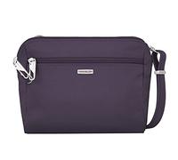 Travelon Women's Classic Convertible Crossbody and Waist Pack Cross Body Bag, Purple, 8 x 7 x 2, Classic Convertible Crossbody & Waist Pack