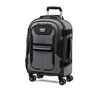 Travelpro Bold-Softside Expandable Luggage with Spinner Wheels, Grey/Black, Carry-On 21-Inch, Bold - Softside Expandable Luggage with Spinner Wheels