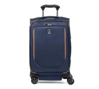 Travelpro Crew Classic Softside Expandable Luggage with Spinner Wheels, Patriot Blue, Compact Carry-On, Crew Classic Softside Expandable Luggage with Spinner Wheels