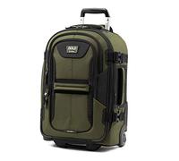 Travelpro Luggage Bold 22" Expandable Rollaboard, Olive/Black, Carry-On 22-Inch, Bold Softside Expandable Rollaboard Upright Luggage