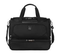 Travelpro Maxlite 5 Softside Carry-on Weekender with Drop-Bottom Compartment, Lightweight Overnight Travel Duffel Bag, Men and Women, Black, 40x48x23 cm