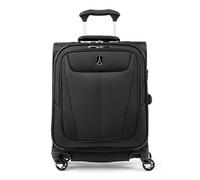 Travelpro Maxlite 5 Softside Expandable Carry on Suitcase with 4 Spinner Wheels, Lightweight Suitcase, Men and Women, International, Black, Carry on 49x39x20 cm