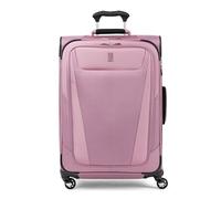 Travelpro Maxlite 5 Softside Expandable Checked Suitcase with 4 Spinner Wheels, Lightweight Suitcase, Men and Women, Orchid Pink Purple, Checked Medium 64 cm