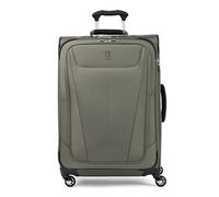 Travelpro Maxlite 5 Softside Expandable Checked Suitcase with 4 Spinner Wheels, Lightweight Suitcase, Men and Women, Slate Green, Checked Medium