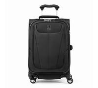 Travelpro Maxlite 5 Softside Expandable Suitcase with 4 Spinner Wheels, Lightweight Suitcase, Men and Women, Black, Compact Carry on 56x36x23 cm
