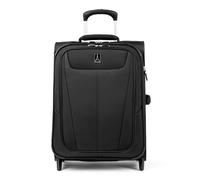 Travelpro Maxlite 5 Softside Expandable Upright 2 Wheel Suitcase, Lightweight Suitcase, Men and Women, Black, Carry On 51x39x20 cm
