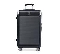 Travelpro Platinum Elite Hardside Expandable Checked Suitcase, 8 Wheel Spinner, TSA Lock, Hard Shell Polycarbonate Suitcase, Shadow Black, Checked Large 77x46x35 cm