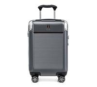 Travelpro Platinum Elite Hardside Expandable Suitcase, 8 Wheel Spinner, TSA Lock, Hard Shell Polycarbonate Suitcase, Vintage Grey, Compact Carry on 56x36x23 cm
