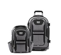 Travelpro Unisex-Adult Bold Softside 2pc Set Expandable Rollaboard Upright Luggage/Backpack, Grey, S, Travelpro Unisex-Adult Bold Softside 2pc Set Expandable Rollaboard Upright Luggage/Backpack