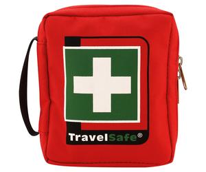 TravelSafe Globe Basic Bag First Aid Kit - Red