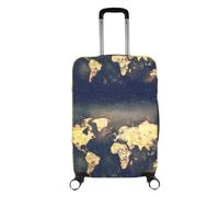 Travelsky Mx Suitcase Covers, World Map, M, Travel Accessories