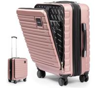 Travely Cabin Suitcase 55x40x23cm - Expandable 20 Inch Suitable for Ryanair - 41-50L Including TSA Lock - Carry on - 10kg Suitcase, Cabin case, Hardshell
