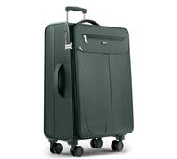 Travely Fabric Suitcase XL - Large Travel Suitcase with 4 Wheels and TSA Combination Lock - Lightweight Softshell with Expandable Section, Made from Tear-Resistant and Water-Repellent Material