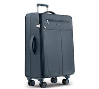 Travely Fabric Suitcase XL - Large Travel Suitcase with 4 Wheels and TSA Combination Lock - Lightweight Softshell with Expandable Section, Made from Tear-Resistant and Water-Repellent Material