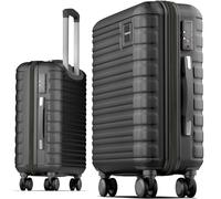 Travely Polycarbonate Cabin Suitcase 55x40x20cm - 20 Inch Suitable for Ryanair - 36L Including TSA Lock - Carry on - 10kg Suitcase, Cabin case, Hardshell