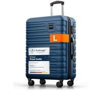 Travely Polycarbonate L Suitcase 67cm - 20kg Suitcase Including TSA Lock, Hard Suitcase on 4 Wheels, Suitcase Medium Size Hardshell, Suit Case,