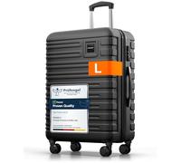 Travely Polycarbonate L Suitcase 67cm - 20kg Suitcase Including TSA Lock, Hard Suitcase on 4 Wheels, Suitcase Medium Size Hardshell, Suit Case,