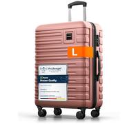 Travely Polycarbonate L Suitcase 67cm - 20kg Suitcase Including TSA Lock, Hard Suitcase on 4 Wheels, Suitcase Medium Size Hardshell, Suit Case,