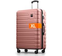 Travely Polycarbonate XL Suitcase Large 77cm - 158cm Linear Dimensions - 20kg Suitcase Including TSA Lock, Hard Shell, Travel Case