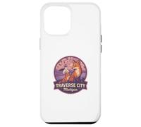 Traverse City Michigan Red Fox Mom Kit Lighthouse Design Case for iPhone 12 Pro Max