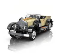 TRavesty Technology Classic Retro Building Block Set, 897 Pieces Pull-back Vintage Car Building Kit, Collectible Sports Car & Race Car Construction Toys for Adults & Teens