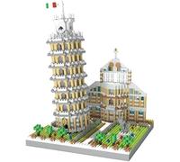 TRavesty The Leaning Tower of Pisa Building Set, Euro Constrution Building Blocks, World Famous Architecture Model Building kit, Home Décor Model Gifts for Kids and Adults