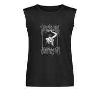 Travis Barker Encore Sleeveless T-Shirt Man's Fashion Cotton Black Vest Tank Clothes L
