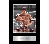 Travis Barker Pre Printed Signature Signed Mounted Photo Display #1 Printed Autograph Picture 10x8 Inch Mount