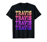 Travis First Last Family Name-d Boy Girl Baby Birth-day T-Shirt