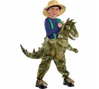 amscan RD16-LS - Kids Ride On Light & Sound Dinosaur Fancy Dress Costume Trousers Age: 6-8 Years
