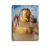 Travis Scott ASTROWORLD Album Retro Poster Metal Tin Sign Chic Art Retro Iron Painting Bar People Cave Cafe Family Garage Poster Wall Decoration 12x16inch(30x40cm)