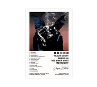 Travis Scott 'Birds In The Trap Sing McKnight' Album Cover Poster 1 Canvas Poster Bedroom Decor Sports Landscape Office Room Decor Gift08x12inch(20x30cm)