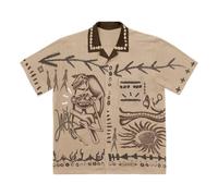 Travis Scott Cactus Jack FW22 Painter's Button Up Shirt 'Tan' CJFN-SS82 L