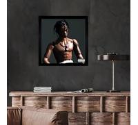 Travis Scott, Rodeo Album cover, poster, wall art. Print or Fully Framed Available. Actual size of original Vinyl Covers. (Framed)