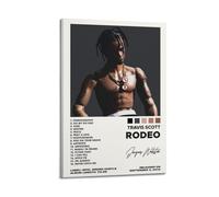 Travis Scott RodeoArtist Album Cover Poster Canvas Painting Poster Oil Painting Print Poster Art Album Home Painting Living Room Decoration Canvas Art Deco Wall Decoration08x12inch(20x30cm) Frame-styl