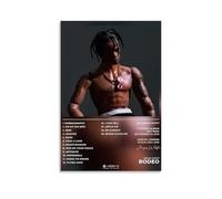 Travis Scott RodeoClassic Characters Actor Singer Poster Celebrity Poster Famous Athlete Poster Home Canvas Painting Oil Painting Print Signature Poster Home Decoration12x18inch(30x45cm)Unframe-style-