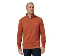 TravisMathew Mens Cloud Quarter Zip 2.0, Maple, X-Large