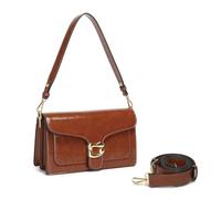 Travistar Crossbody Bags for Women Trendy - Leather Cross Body Bag Medium Cross Body Purse Shoulder Bag Satchel Handbags Designer Clutch Purses Fashion Evening Bag with 2 Straps Blue