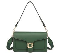 Travistar Crossbody Bags for Women Trendy - Leather Cross Body Bag Medium Cross Body Purse Shoulder Bag Satchel Handbags Designer Clutch Purses Fashion Evening Bag with 2 Straps Green