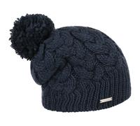 Seeberger Travola Pompom Hat Beanie Women´s (One Size - Navy)
